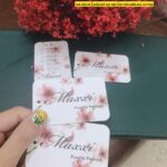 Mẫu Nhãn Mác Quần Áo hình chữ nhật bo góc shop thời trang Maxxi Bình Tân HCM