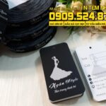 Mẫu Nhãn Mác Quần Áo hình chữ nhật bo góc shop thời trang Ngân Style