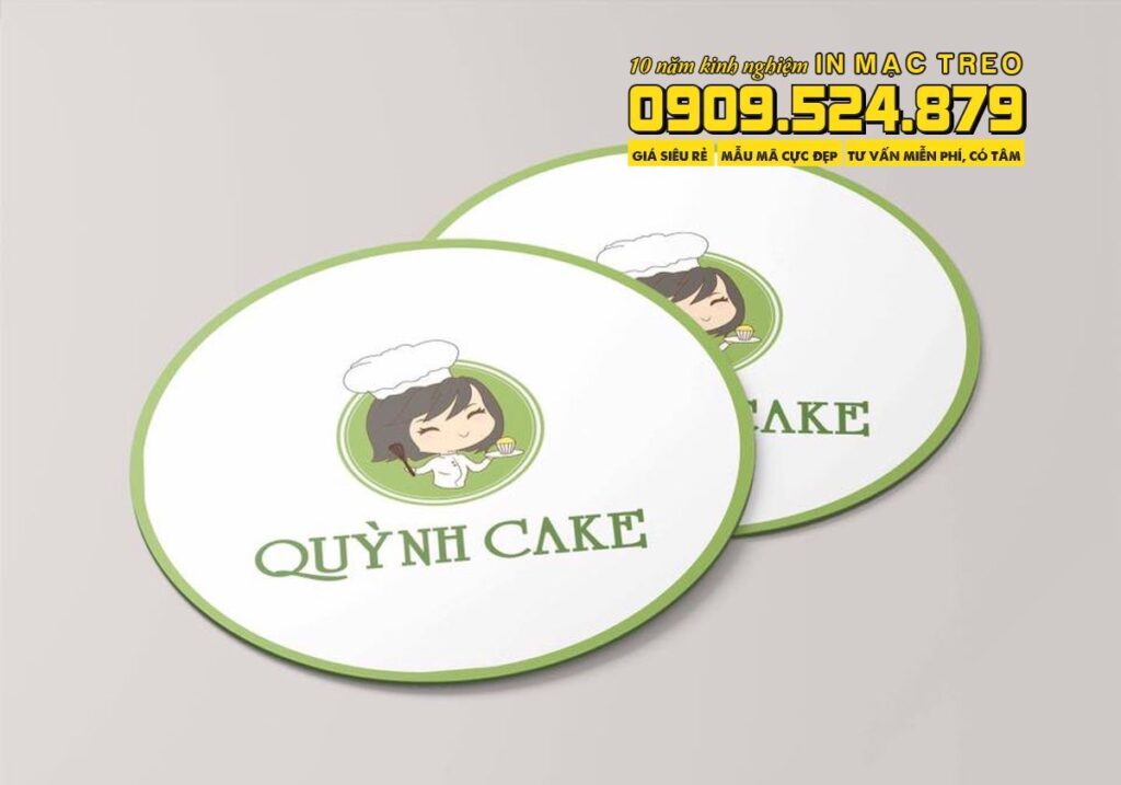 Mẫu Tag Treo Quần Áo bánh Quỳnh Cake