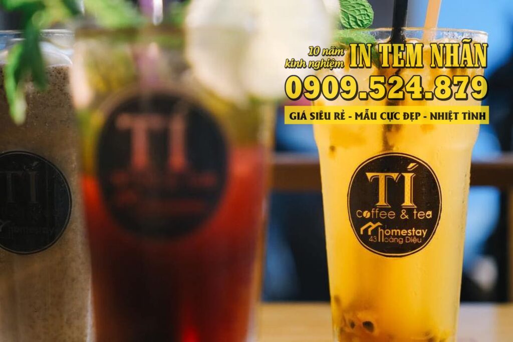 Mẫu Tem Nhãn Tí coffee tea