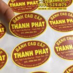 Mẫu Tem Nhãn bánh cao cấp Thành Phát