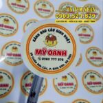 Mẫu Tem Nhãn bánh rau câu sinh nhật Mỹ Oanh