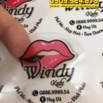 Mẫu Tem Nhãn café Windy kafe