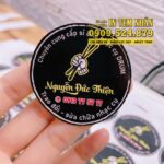 Mẫu Tem Nhãn dụng cụ drum trống nhạc cụ Đức Thiện