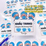 Mẫu Tem Nhãn khẩu trang Bích Trang