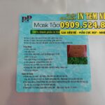 Mẫu Tem Nhãn mask tảo