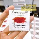 Mẫu Tem Nhãn ớt cayenne