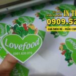 Mẫu Tem Nhãn thực phẩm Lovefood