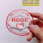 Mẫu Tem Nhãn yến sào cao cấp Ngọc Nữ