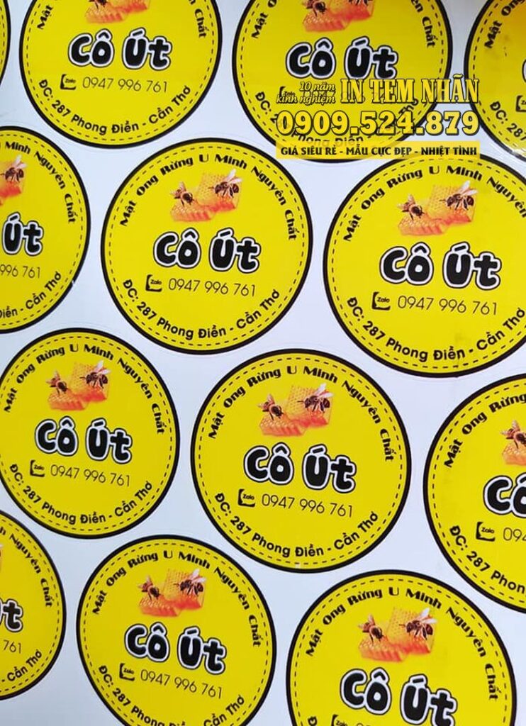 IN TEM NHÃN, STICKER, LOGO, THIỆP CẢM ƠN, CARD VISIT