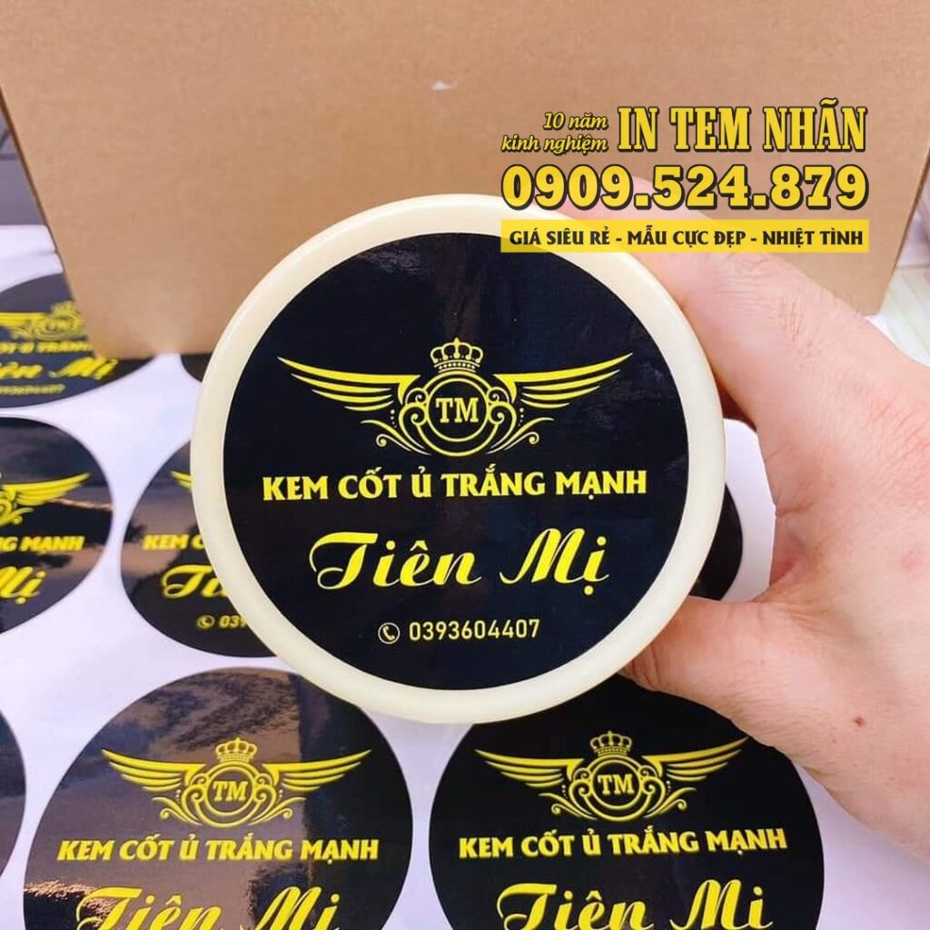 IN TEM DÁN – IN LOGO (Miễn phí thiết kế) 🔥🔥 Zalo 0909524879