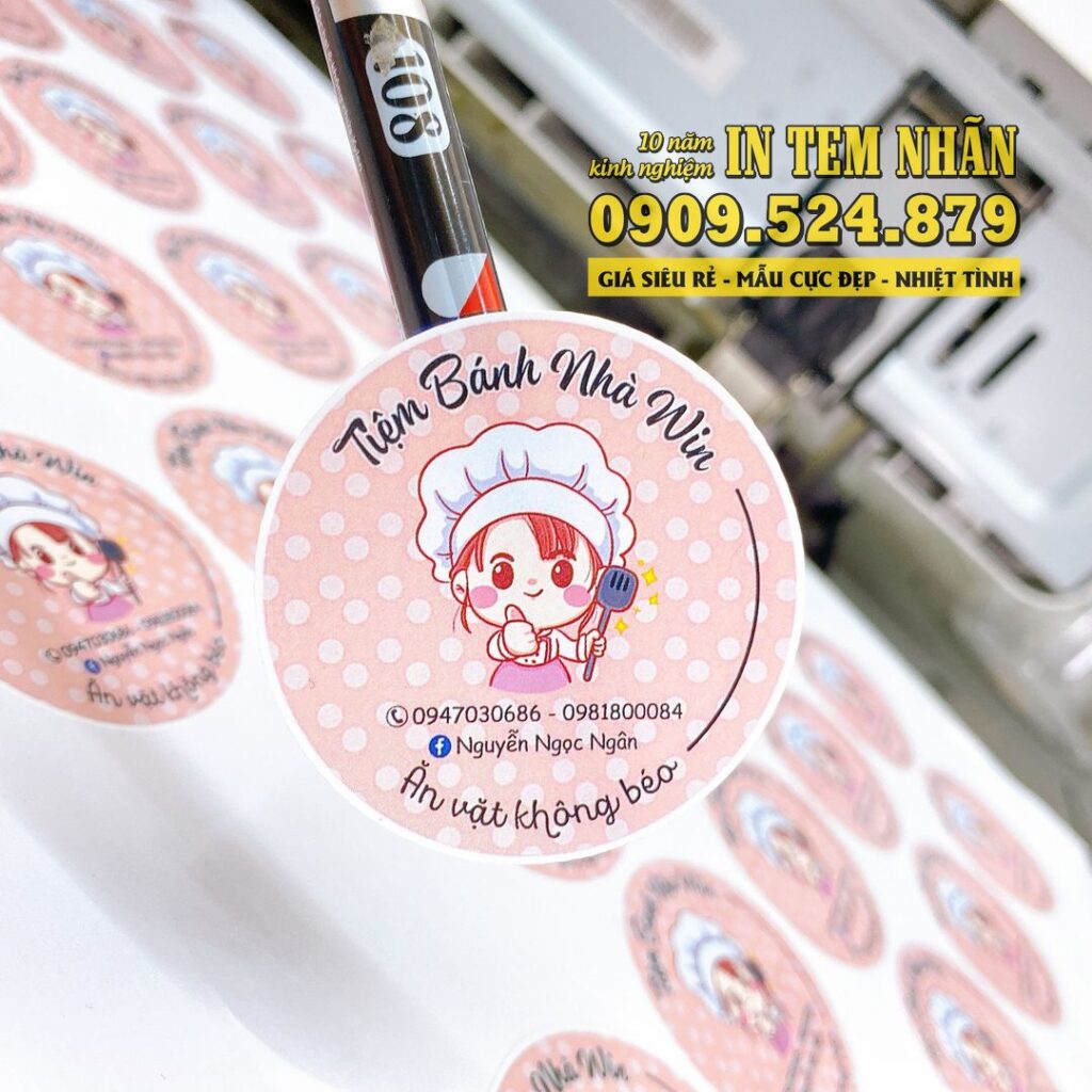 In decal sticker tại quận Bình Thạnh, tpHCM